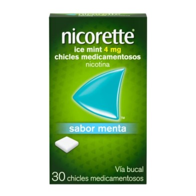 Nicorette Ice Mint 4 mg 30 chicles | Dejar de fumar