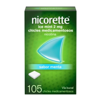 Nicorette Ice Mint 2 mg 105 chicles | Dejar de fumar