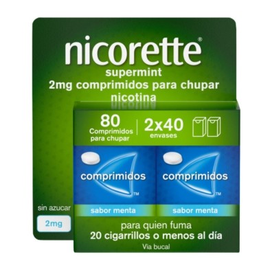Nicorette Supermint 2 mg 80 comp. | Dejar de fumar