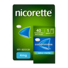 Nicorette Supermint 4 mg 40 comprimidos | Dejar de fumar