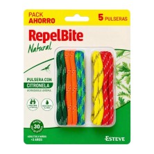 Repelbite Pulsera Cuerdas 5 Uds