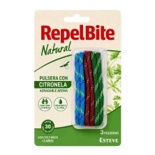 Repel Bite Natural Pulsera de Cuerda con Citronela 3 Unid | Okfarma