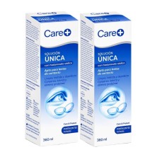 Duplo Care+ Líquido Lentillas 2x360 ml | Limpieza e hidratación