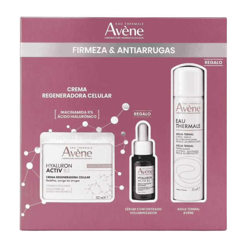Avene Crema Pack Avène Hyaluron Activ B3 50 Ml + Sérum 10 Ml + Agua Termal 50 Ml 10Ml