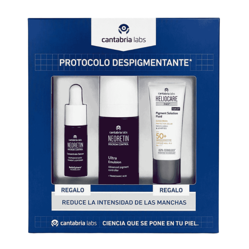 Pack Neoretin Ultra Emulsion y Heliocare SPF50+ | Manchas