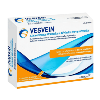 Alfasigma Vesvein 30 comprimidos | Piernas cansadas