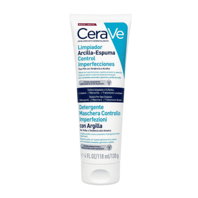 CeraVe Limpiador Arcilla-Espuma 118 ml | Imperfecciones