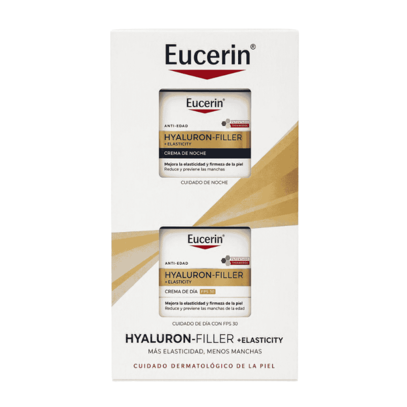 Eucerin Crema Pack Hyaluron-Filler + Elasticity Día Spf30 50 Ml + Noche 50 Ml 100 Ml