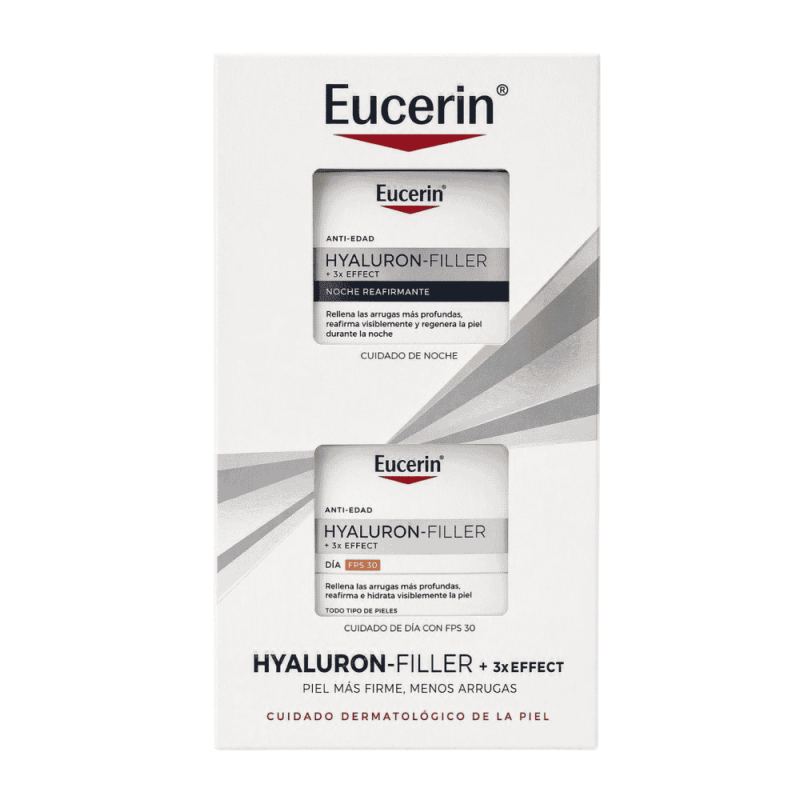 Pack Eucerin Hyaluron-Filler +3x Effect Día y Noche