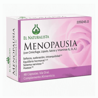 El Naturalista Menopausia 48 cápsulas | Bienestar femenino