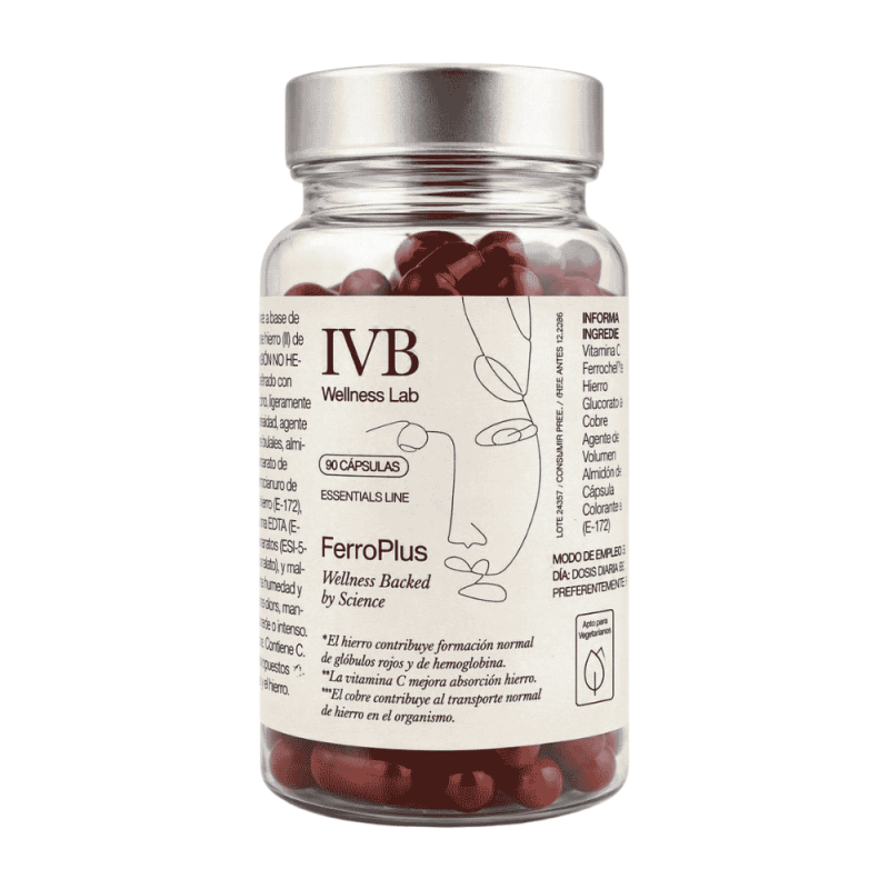 Ivb Rojos Ferroplus 60 Cápsulas 60 Ct