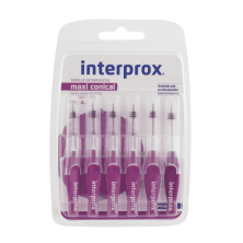 Interprox 4G Maxi Conical Morado 6 uds | Higiene interdental