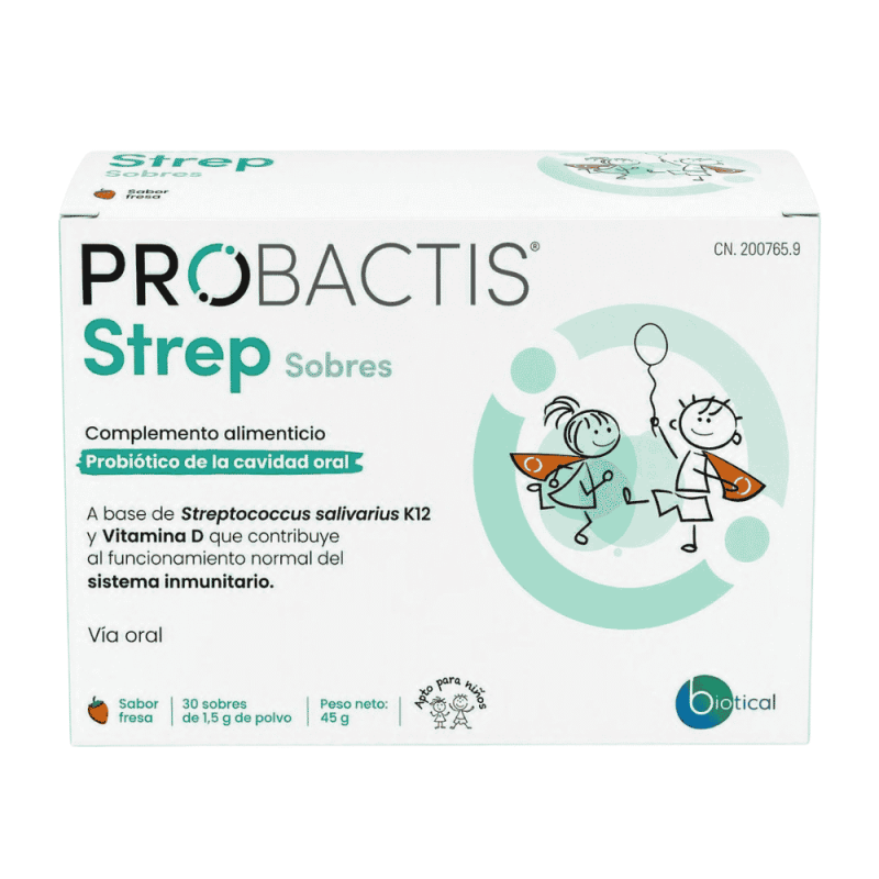 Probactis Strep Kids 30 sobres | Microbiota oral infantil