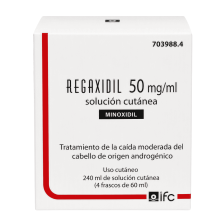 Regaxidil 50 mg/ml Solución Cutánea 240 ml