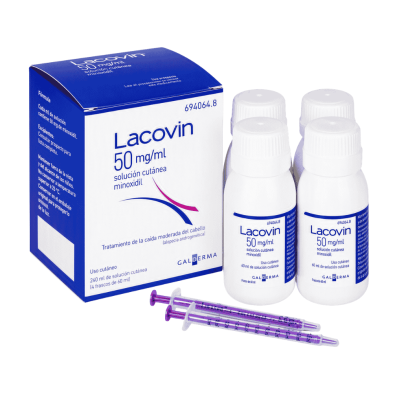 Lacovin 50 mg/ml 4x60 ml | Caída moderada del cabello