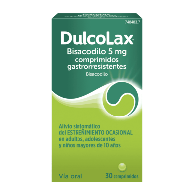 Dulcolaxo 5 mg 30 comprimidos | Estreñimiento ocasional