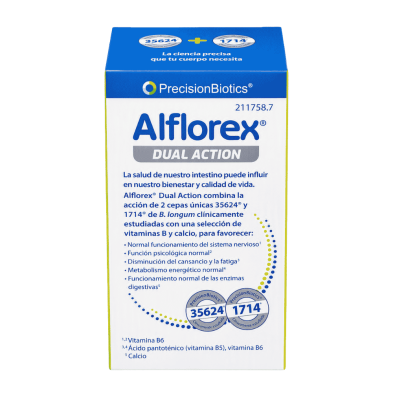 Alflorex Dual Action 30 cápsulas | Bienestar digestivo