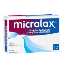 Micralax 450 mg/45 mg Solución Rectal 12 Enemas de 5 ml