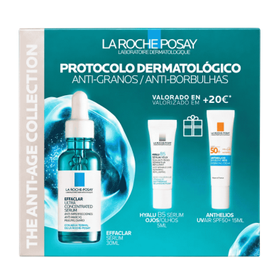 Pack La Roche-Posay Effaclar, Hyalu B5 Ojos y Anthelios