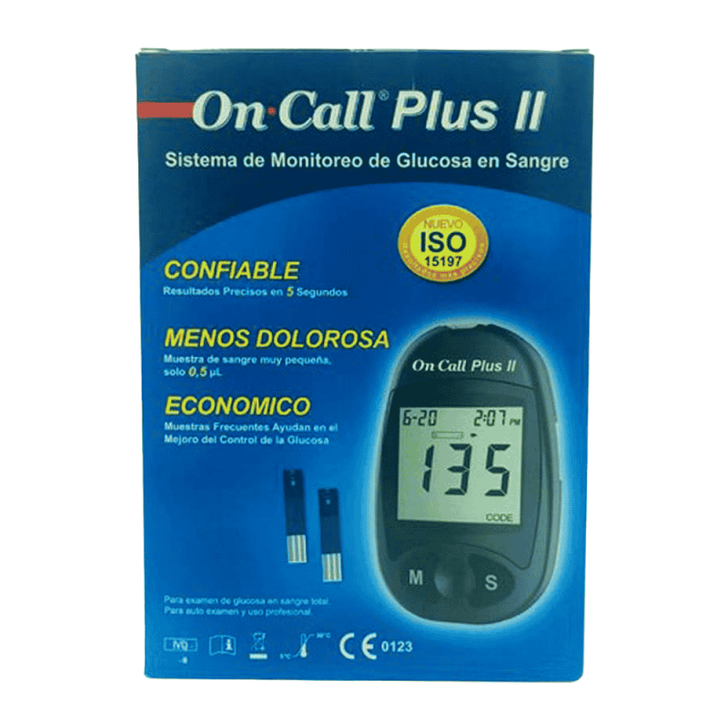 On Call Plus II Glucómetro 1 medidor | Control de glucosa