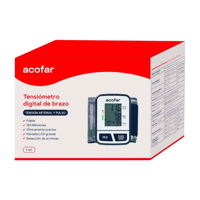 Acofar Tensiómetro Digital de Brazo | Control de la tensión
