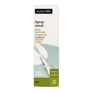 Suavinex Spray Nasal Própolis y Tomillo 20 ml | Nariz tapada