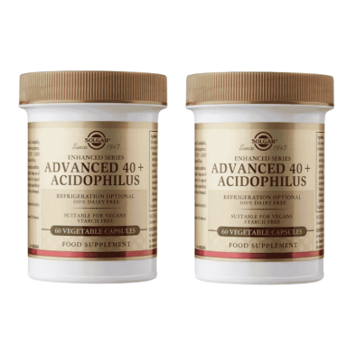 Solgar Advanced 40+ Acidophilus 120 cápsulas | Microbiota