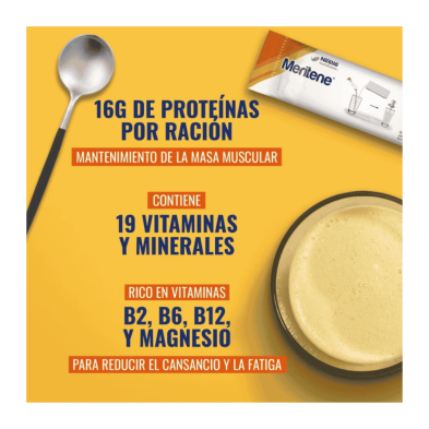 Compra Meritene Fuerza y Vitalidad Vainilla 30 Sobres | okfarma.es