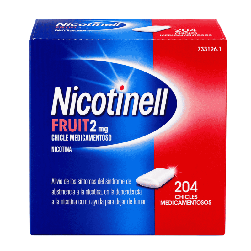 Nicotinell Fruit 2 mg 204 chicles | Ayuda para dejar de fumar