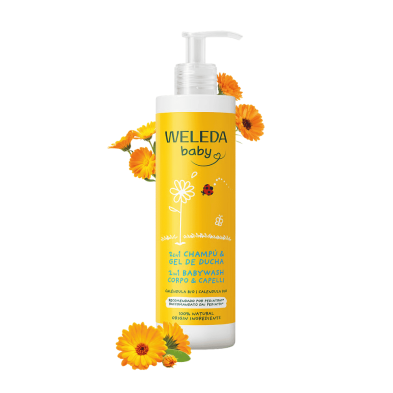 Weleda Baby Champú-Gel Caléndula 400 ml | Higiene suave
