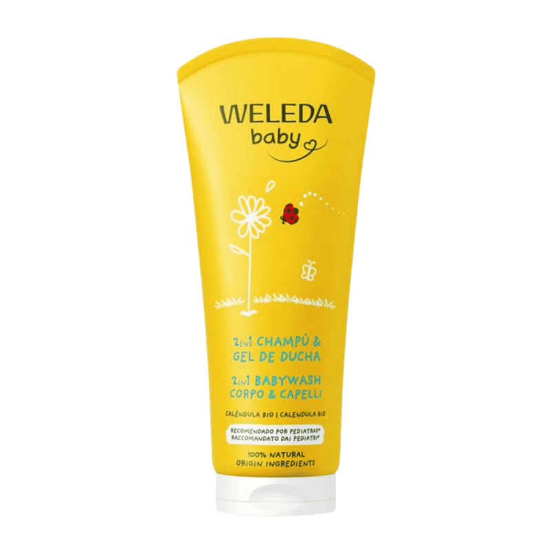 Weleda Champú y Gel Caléndula 200 ml | Higiene del bebé