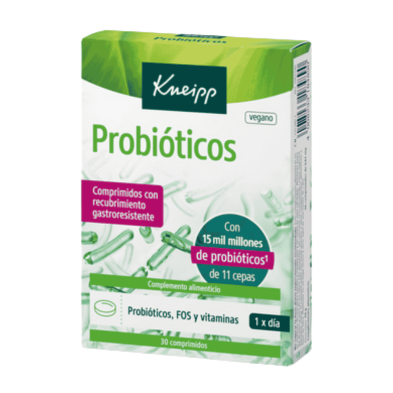 Kneipp Probióticos 30 comprimidos | Equilibrio intestinal