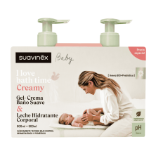 Pack Suavinex Baby I Love Bath Time 2x500 ml | Baño e hidratación