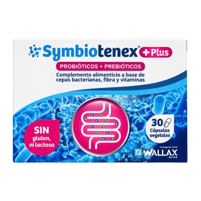 Wallax Symbiotenex Plus 30 cápsulas | Bienestar digestivo
