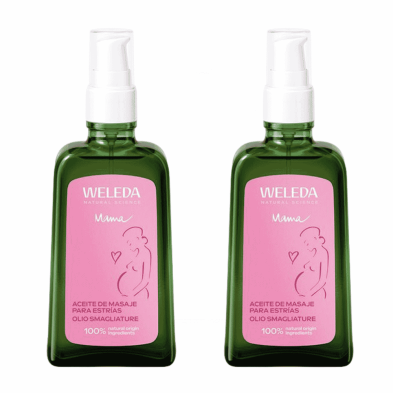 Duplo Weleda Aceite para Estrías 2x100 ml | Elasticidad