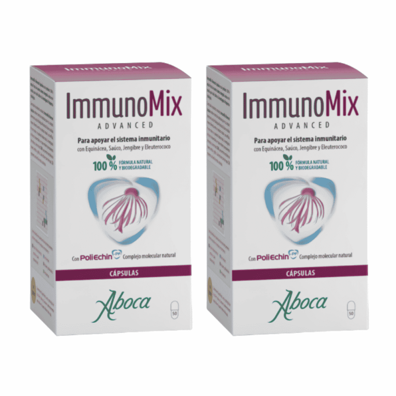 Duplo Aboca ImmunoMix Advanced 2x50 cápsulas | Defensas