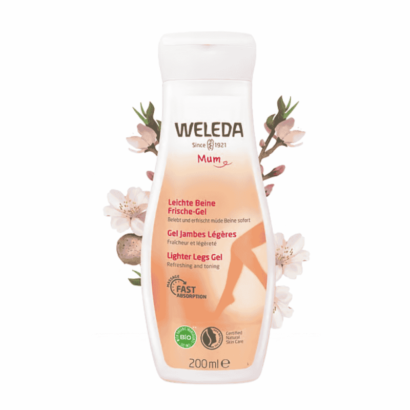 Weleda Gel Piernas Ligeras 200 ml | Efecto refrescante