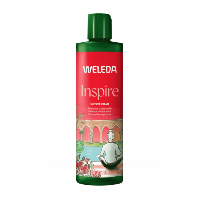 Weleda Inspire Gel de Ducha Granada 400 ml | Limpieza suave