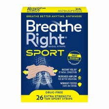 Breathe Right Sport 26 unidades | Tiras nasales