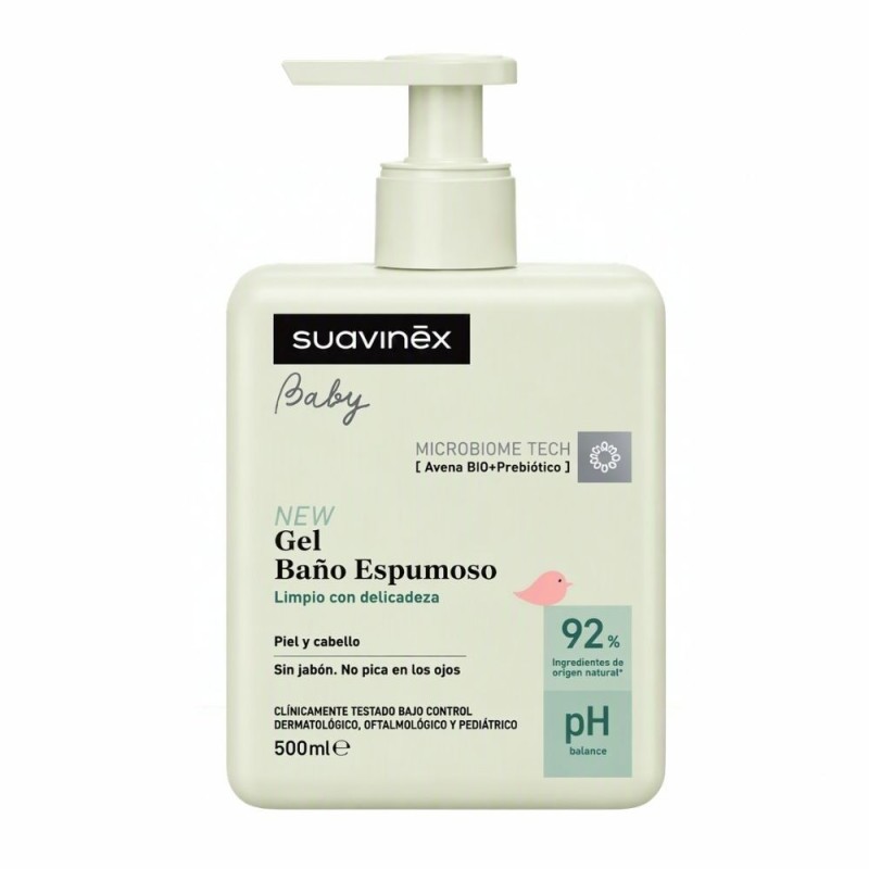 Suavinex Gel-Baño Espumoso Bebé 500 ml | Higiene diaria