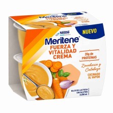 Meritene Crema Zanahoria y Calabaza 2 x 200 ml | Nutrición