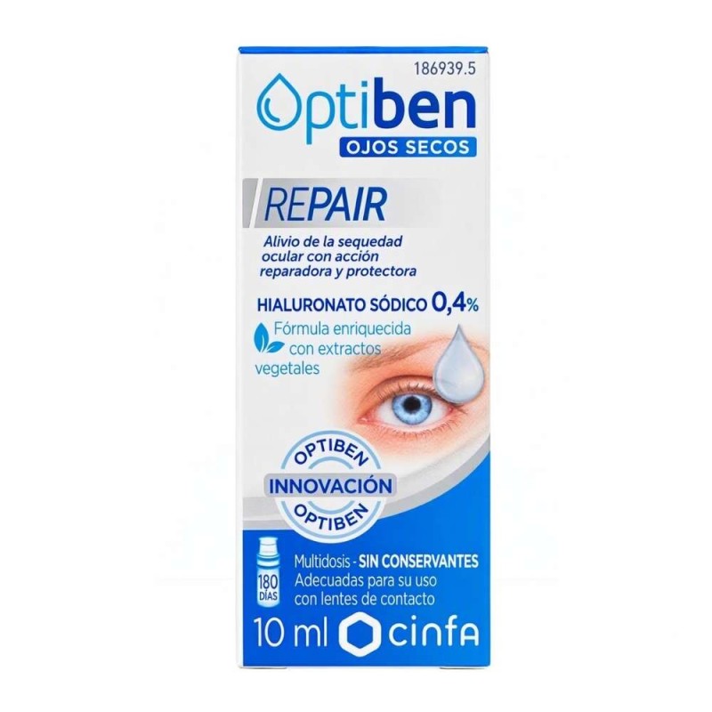 Optiben Ojos Secos Repair 10 ml | Alivio y lubricación ocular