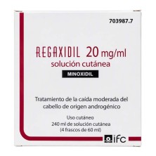 Regaxidil 20 mg/ml 240 ml | Tratamiento anticaída