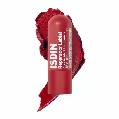 Isdin Reparador Labial Rojo 4 g | Hidratación y color
