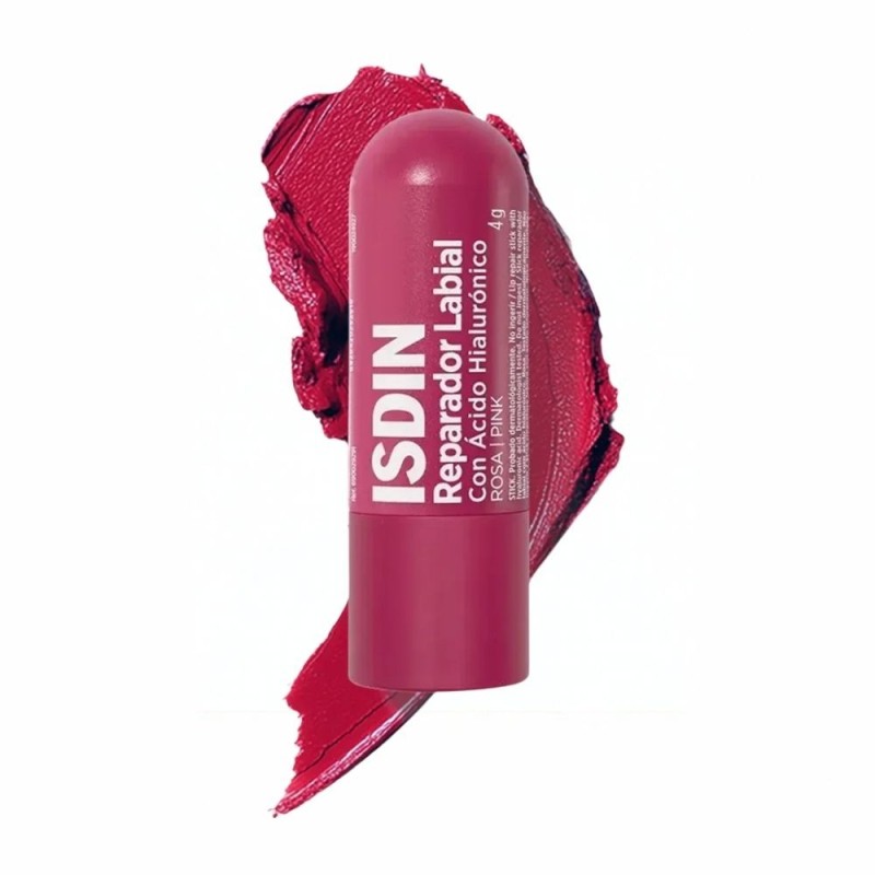 Isdin Reparador Labial Rosa 4 g | Hidratación y color