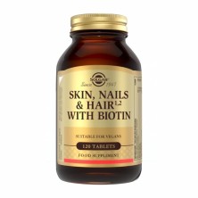 Solgar Pelo, Piel y Uñas con Biotina 120 comprimidos