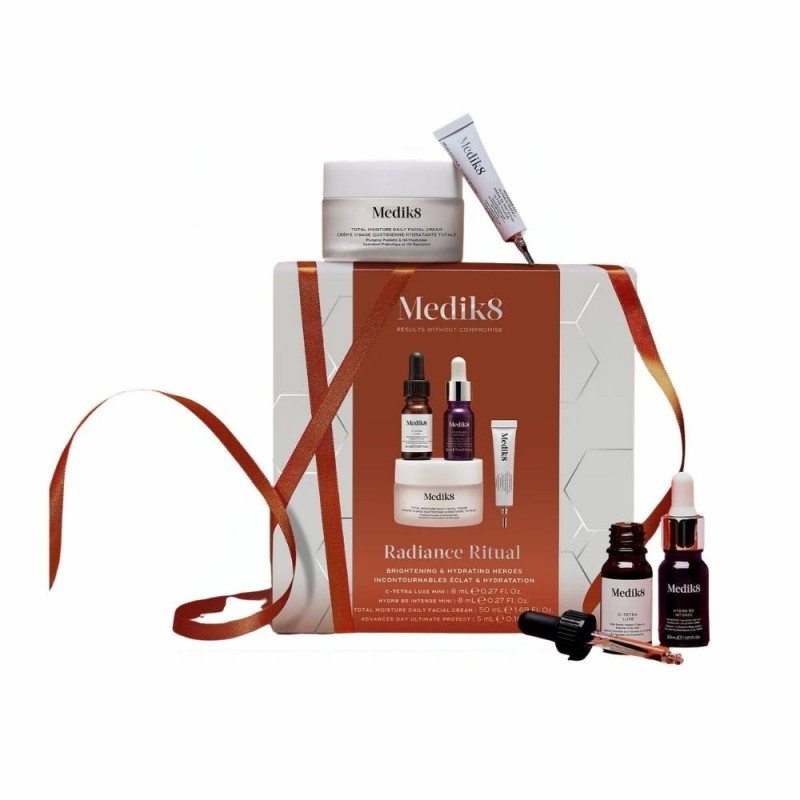 Medik8 Crema Pack Radiance Ritual C-Tetra Luxe 8 Ml + Hydr8 B5 Intense 8 Ml + 50 Ml + Adup 5 Ml 8Ml