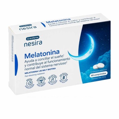 Acofarvital Melatonina 1,95 mg 60 comprimidos | Sueño
