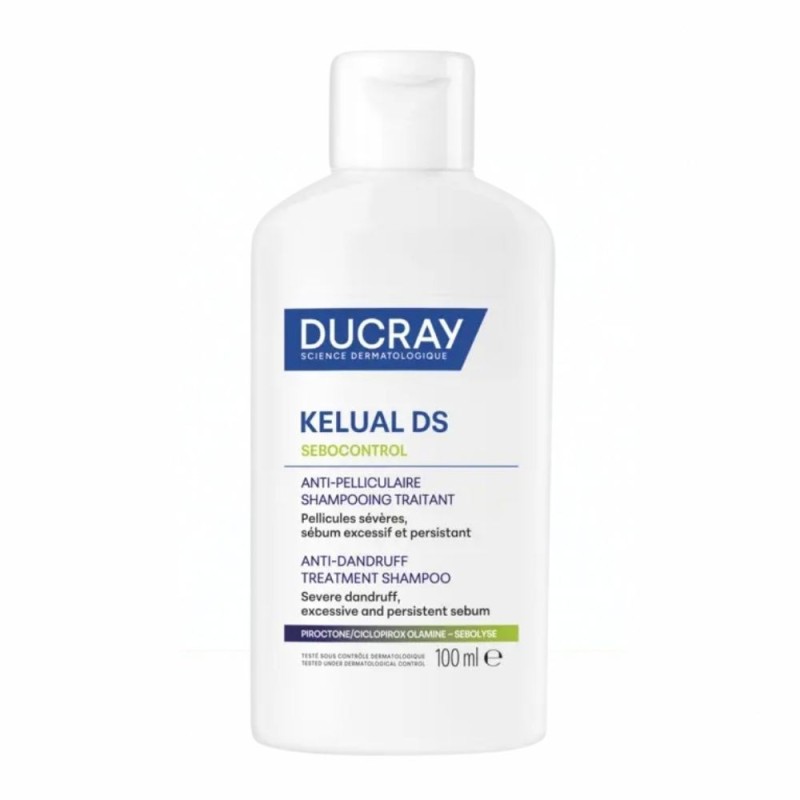 Ducray Kelual DS Sebocontrol 100 ml | Champú anticaspa