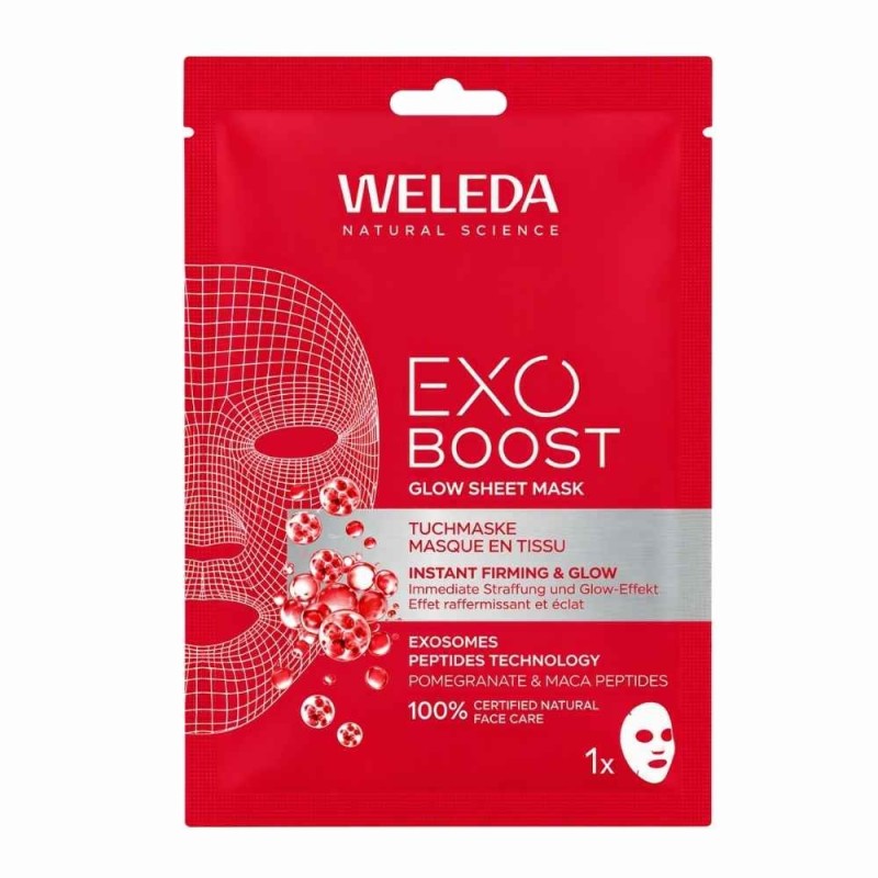 Weleda Exo Boost Glow Sheet Mask Reafirmante 20 Ml